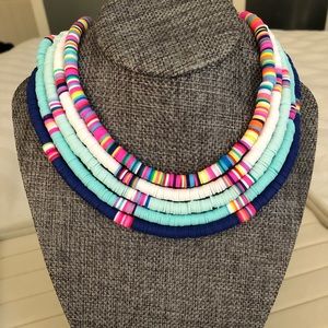 Polymer bead necklace
